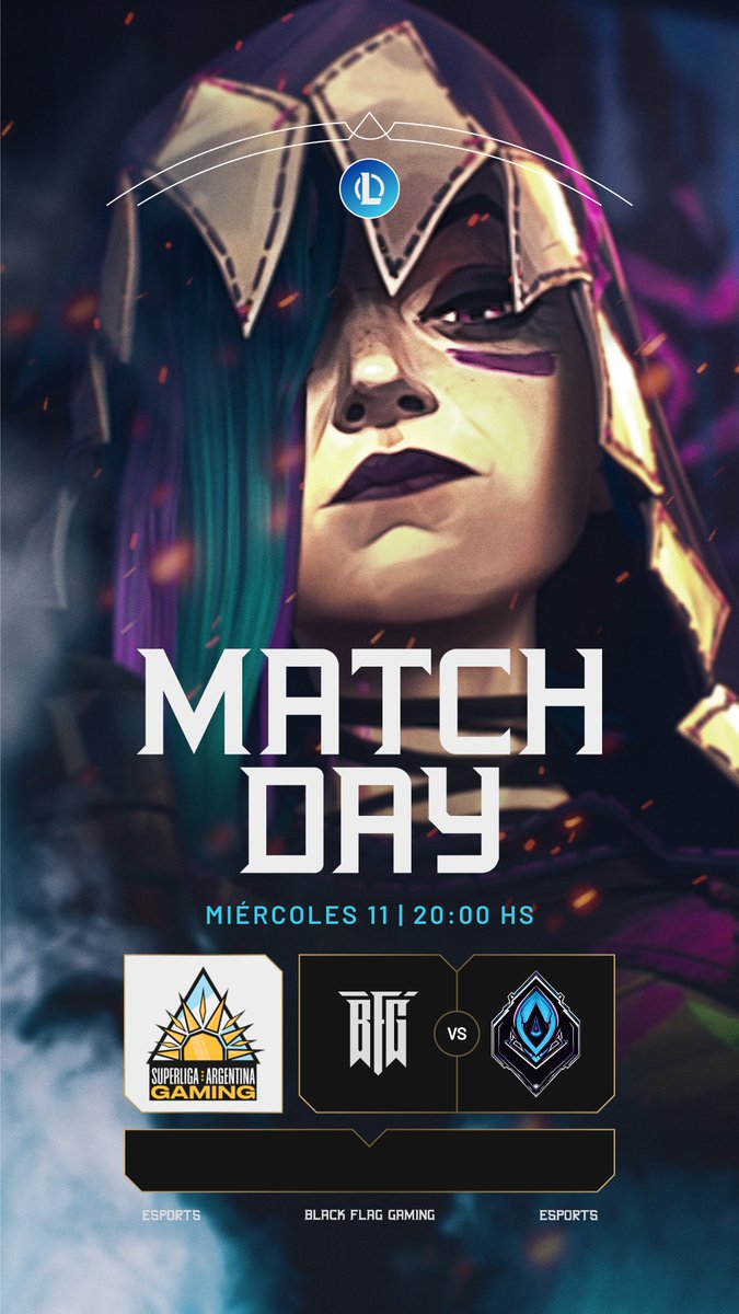 BlackFlagGE's tweet photo. Hoy! 🔥

#SuperLigaArgentina de @SuperLigaAG 🏆
🆚 #QuantumVoid ⚔️

20 HS 🕗

No se lo pierdan!
Por https://t.co/gBoJXg3KO3 📽️

#GOBFG🏴 https://t.co/hoap9hF0hc