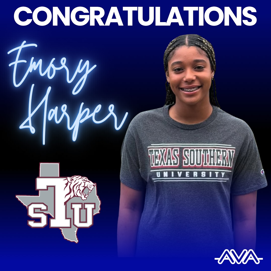 Congratulations to Emory Harper, 18 Adidas on her commitment to Texas Southern University!
Emory has worked hard to reach this incredible milestone, and we couldn’t be prouder of her for everything that has led to this moment. We can’t wait to see you shine at the next level!