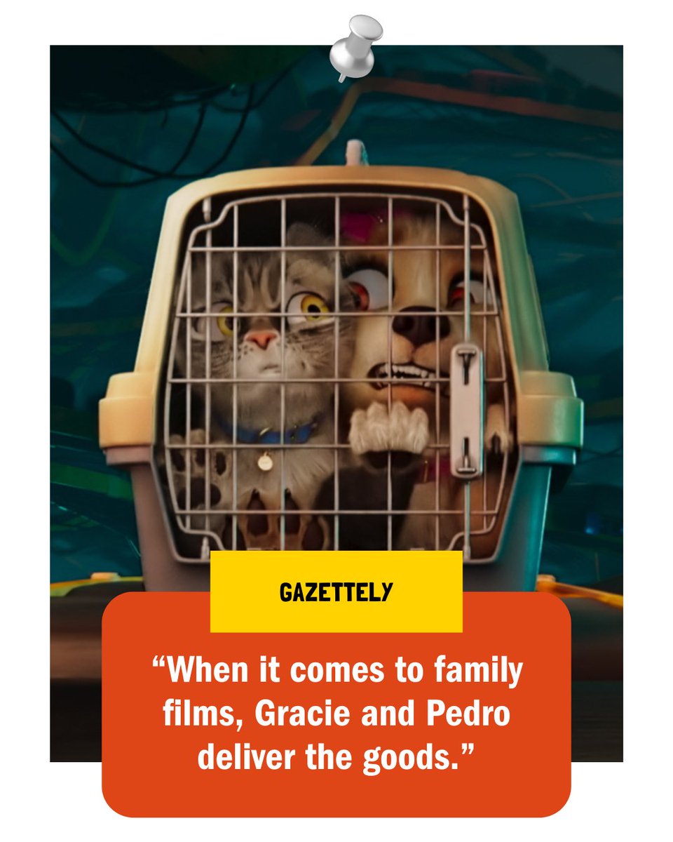 📝 The reviews are in! Gracie &amp; Pedro is now avaialble to rent or buy. 🍿