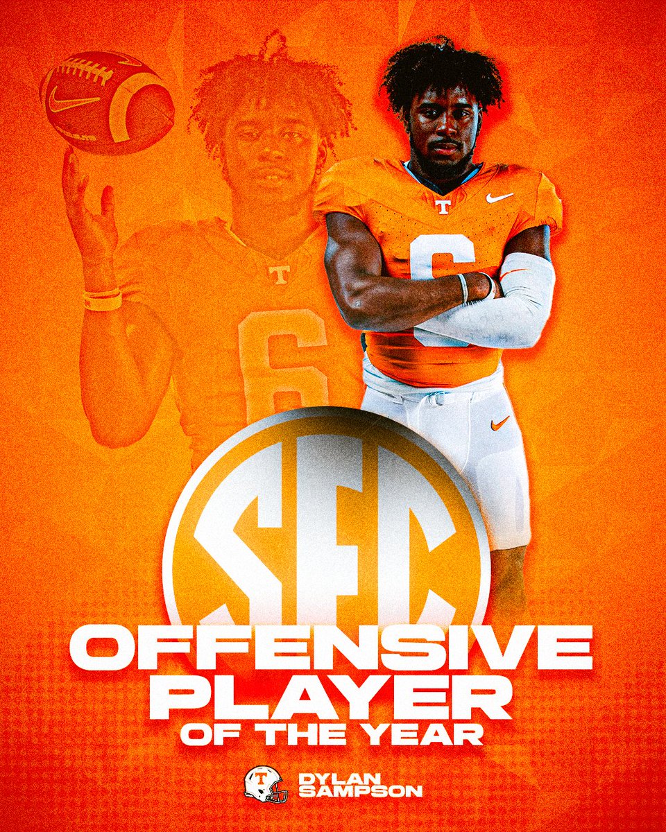 Southeastern Conference (@sec) on Twitter photo ๐ 2024 #SECFB Offensive Player of the Year
Dylan Sampson, <a href="/Vol_Football/">Tennessee Football</a>
๐ secsports.social/fbawards24 ๐ 2024 #SECFB Offensive Player of the Year
Dylan Sampson, <a href="/Vol_Football/">Tennessee Football</a>
๐ secsports.social/fbawards24