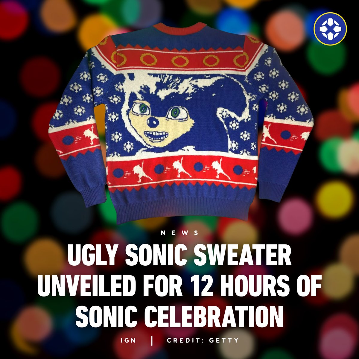 ソニック×シャドウ TOKYO MISSION のセーター　Lサイズ パラマウントは『ソニック×シャドウ TOKYO MISSION』(Sonic The