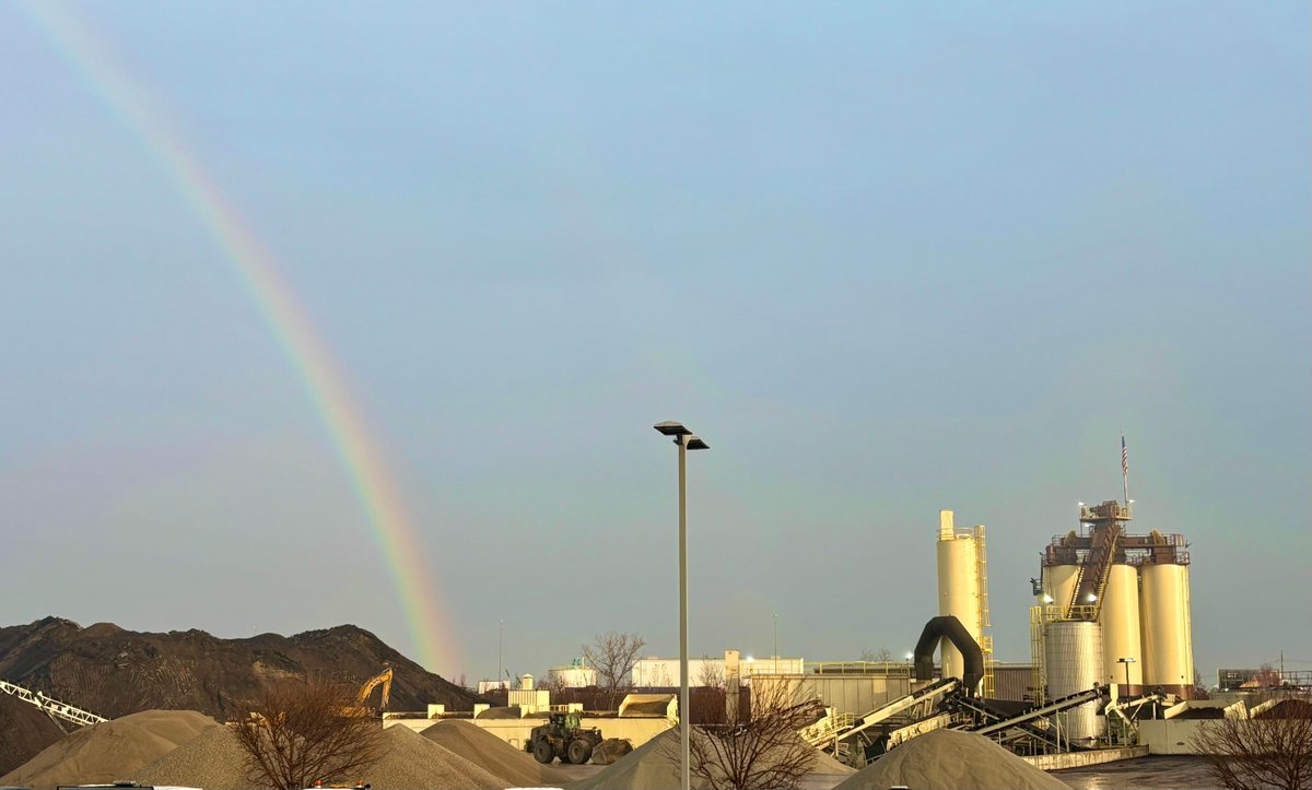 Beneath every rainbow lies a pot of gold, which in our case, is asphalt!🌈