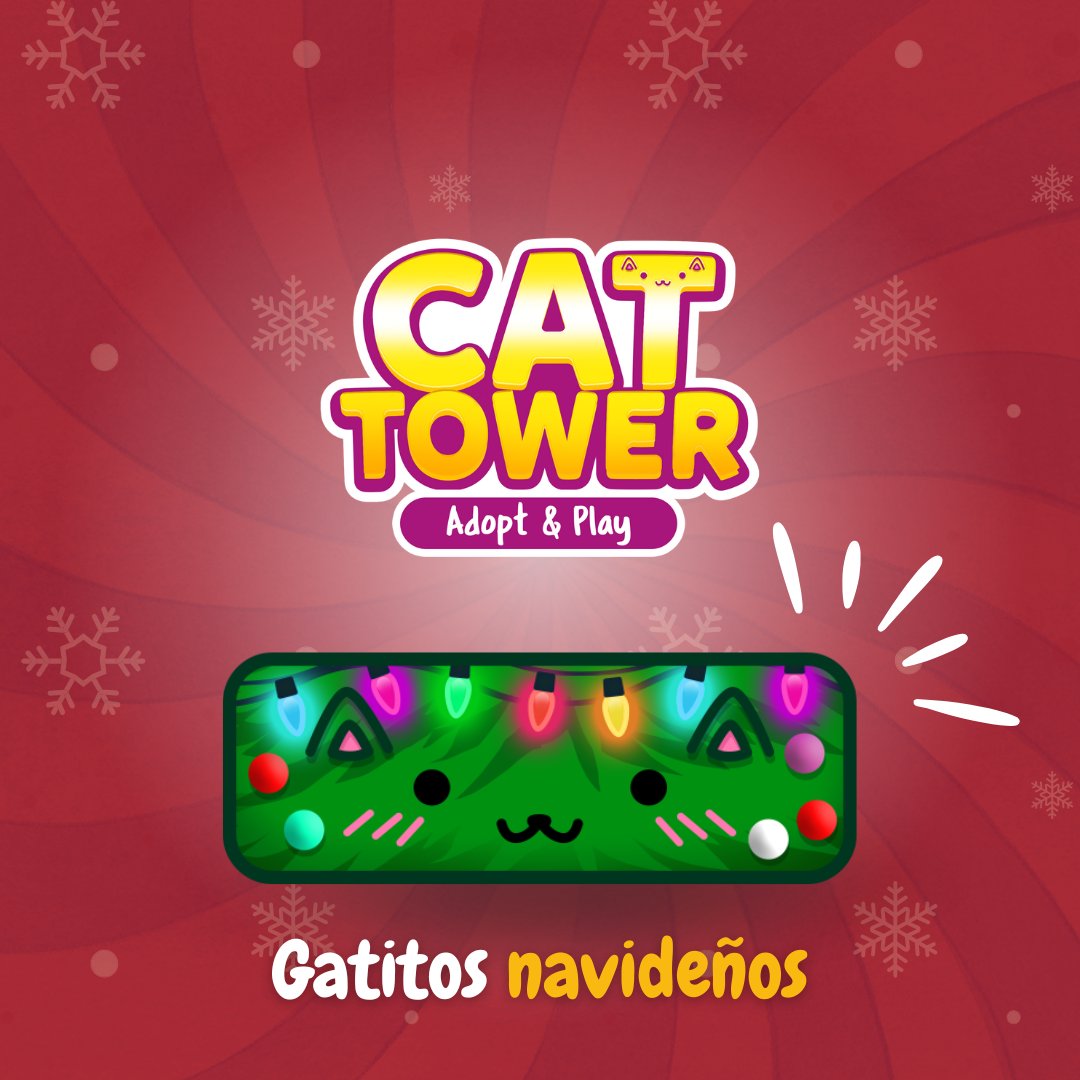 ¿List@ para apilar gatos vestidos de pino o caramelo y decorar con luces navideñas? ✨🎄
🎁 ¡Descubre sorpresas festivas en cada partida y decora tu hogar como nunca!
📱 Descárgalo ya en Google Play: shorturl.at/R4qyO

#indiegame #cattowerultimate