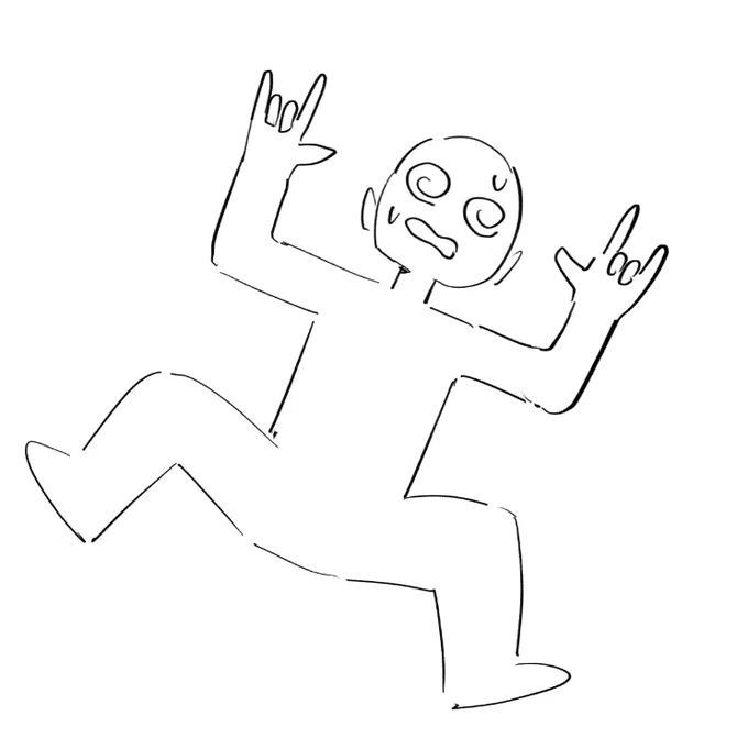 Can someone explain why they do this with their fingers in Ranma 1/2 when they get hit or shocked or something? 