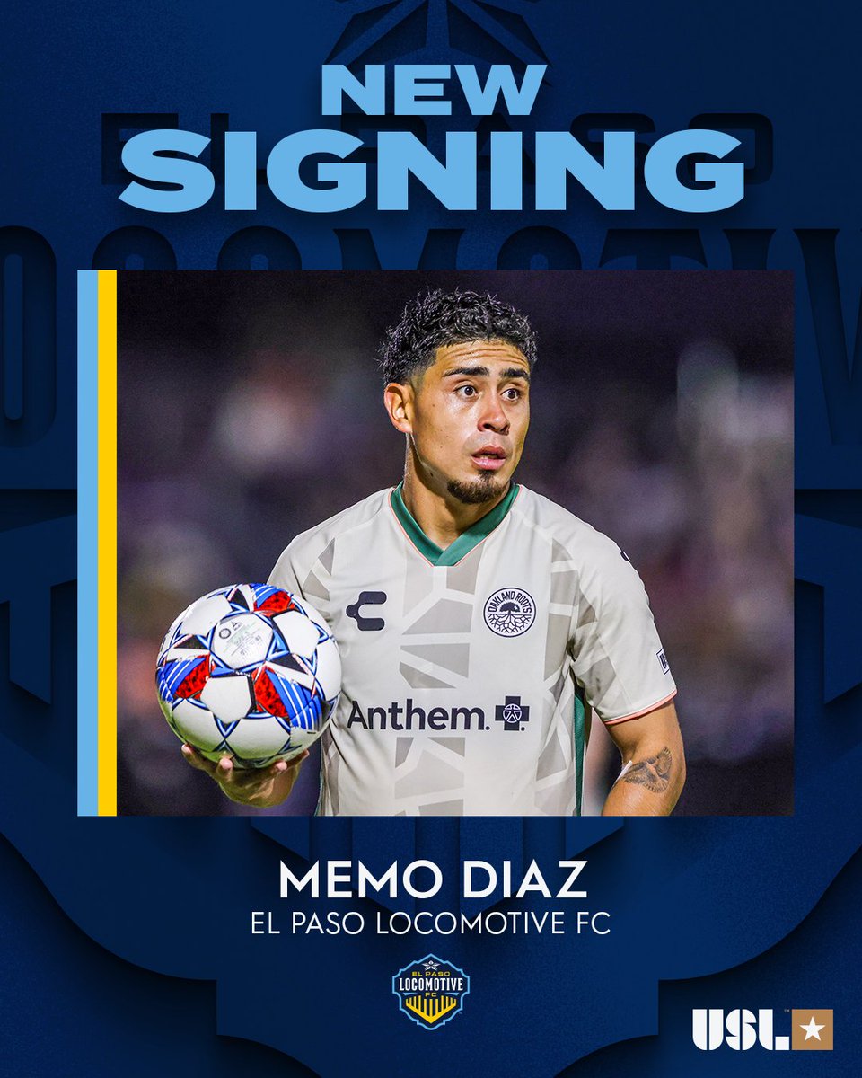 USLChampionship's tweet photo. Back in the Borderland! 🚂

@eplocomotivefc has re-signed @md23__ for his second stint with the club 🖊️

➡️ https://t.co/oOE786Oxro https://t.co/1xaqcaHVN0