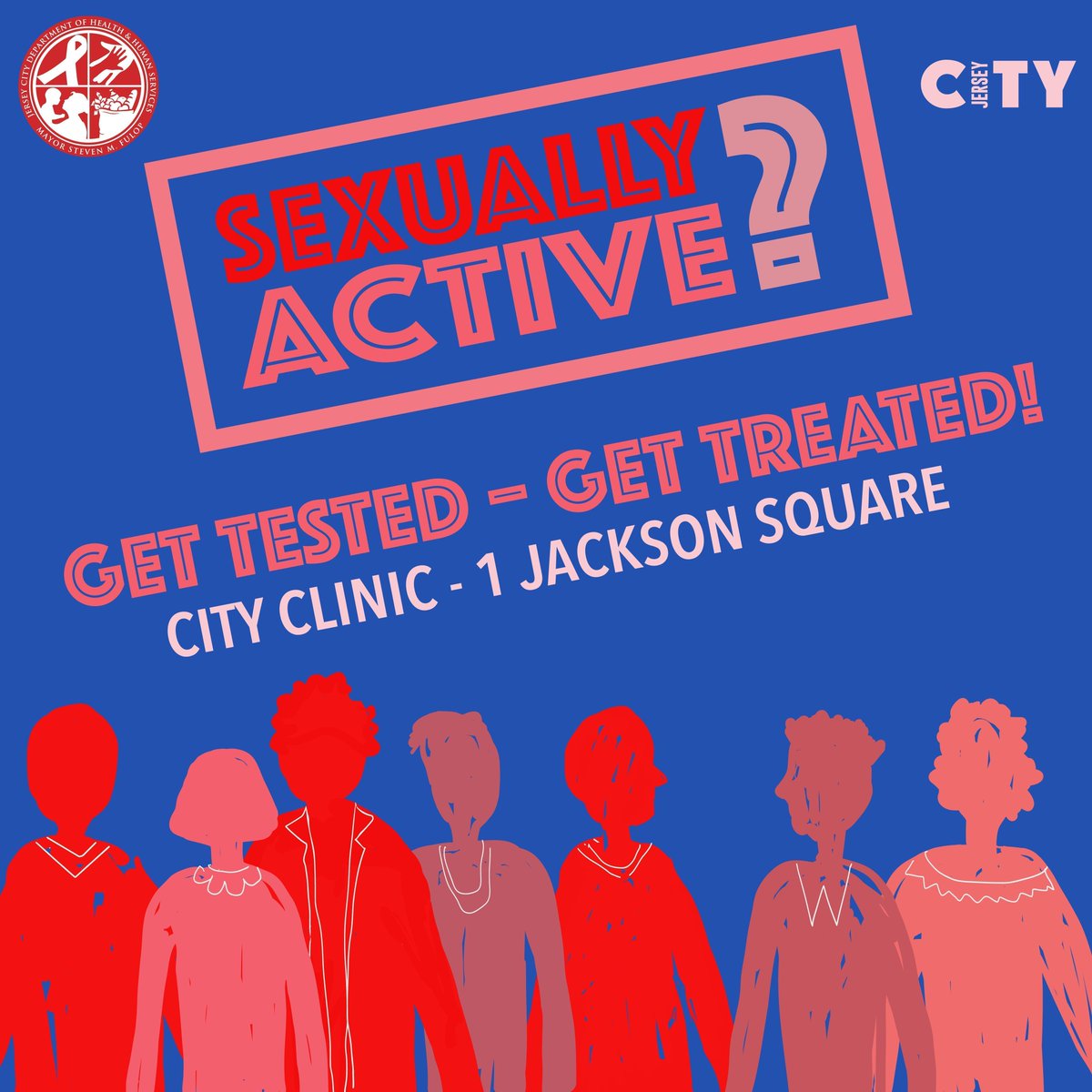 JerseyCity's tweet photo. STDs don't care where you live, how much you make, or who your partners are. Get tested and get treated at the #JerseyCityClinic, 1 Jackson Square.
https://t.co/mCHH6hx5bR
#gettested #gettreated #stdtesting #healthierjc https://t.co/Daj7diFjwq