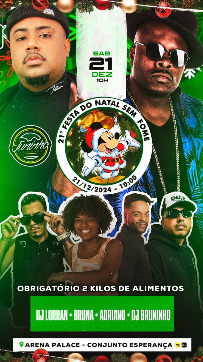 palaceT90's tweet photo. 🚨
 
CHEGA DE SURPRESA &amp; VAMOS PRO QUE INTERESSA! 🥳💃🕺

TODOS OS CAMINHO TE LEVAM PRO PALACE 🎅🎄‼️

LEMBRANDO QUE É OBRIGATÓRIO LEVAR 2 KILO DE ALIMENTOS‼️

LIBERADOS ✅: 

✅ CHURRASCO 🍖 

✅ÁREA KIDS 🎢🎡

✅ ALGODÃO DOCE &amp; PIPOCA 🍿

PROIBIDOS 🚫 : 

🚫 SAL 🧂 

🚫 FUBÁ https://t.co/7L3LBCN4Tf