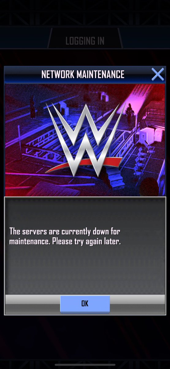ze3king's tweet photo. Everything is down today #instagramdown #wwesupercard https://t.co/YhaeBoIYeu