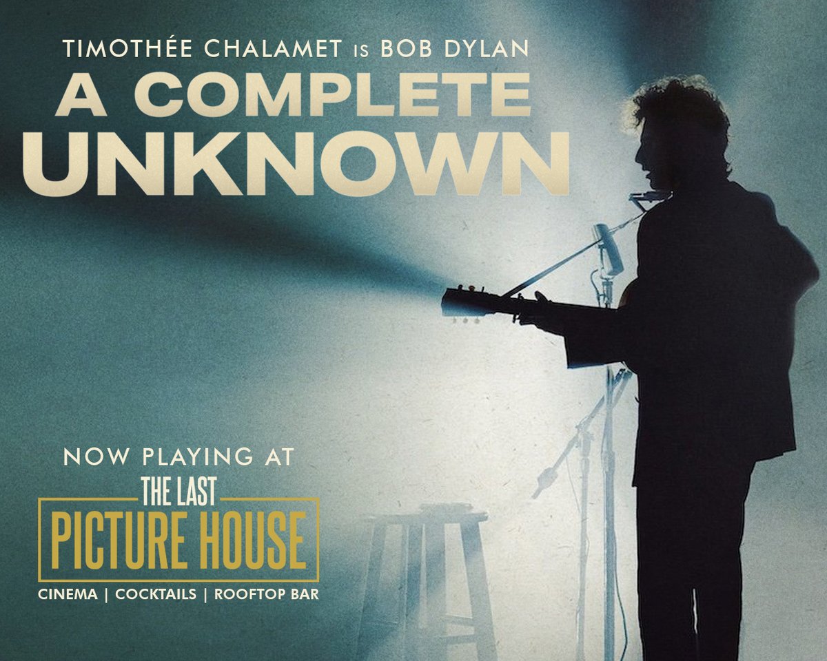 A COMPLETE UNKNOWN is now playing at The Last Picture House.

Tickets: lastpicturehouse.com/movie/a-comple…