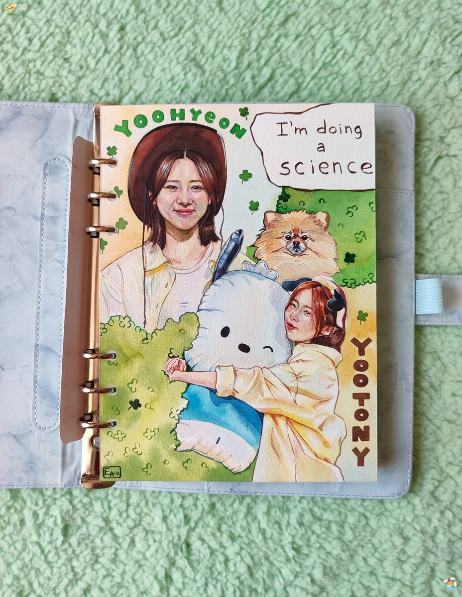 warmcolorofsun's tweet photo. Yoohyeon binder separater for my friend 🍀
#dreamcatcherfanart #dremcatcher #yoohyeon https://t.co/zxLr5rjyL6