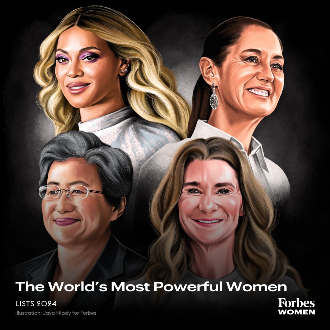 Forbes's tweet photo. The women on the 2024 #PowerWomen list define this moment. Take a look: https://t.co/2oiOED7nbY https://t.co/w1r8NiU4AU