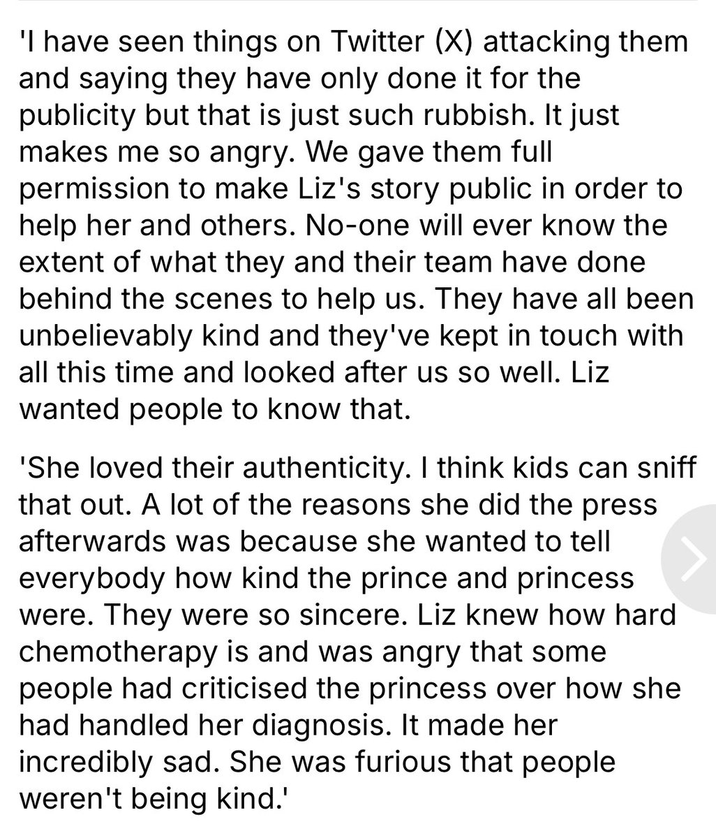God bless Liz Hatton and the entire family.