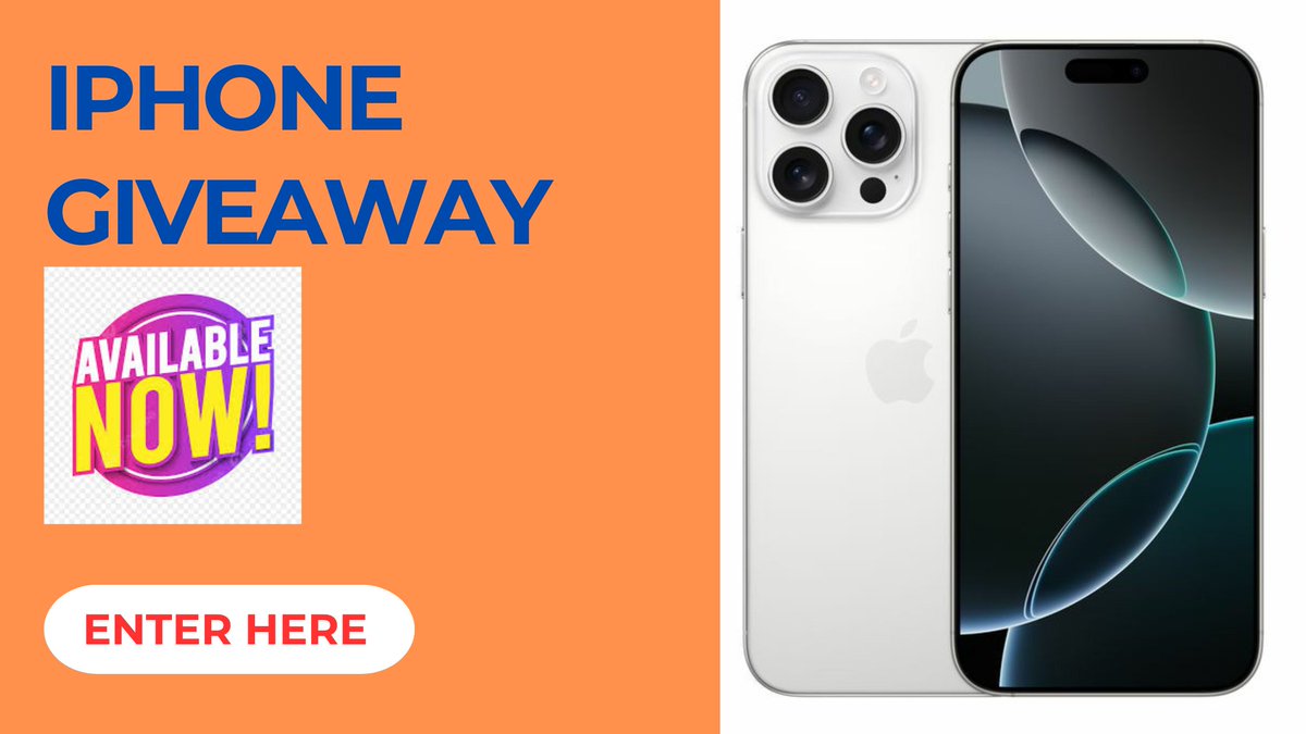 JoyceCasti78336's tweet photo. Win a latest brand new iPhone 16 for free!

Easy entry, select your country first.
Click Link: https://t.co/GIlUHBG13s 

#iPhone #iPhone16Pro #iphonenewlaunch #AppleEvent #iphhone16pro #iphone16ProMaxContest #winiphone16promax #iphonecontest #iphonegiveaway #giveawaycontest https://t.co/anxF5eFyH0
