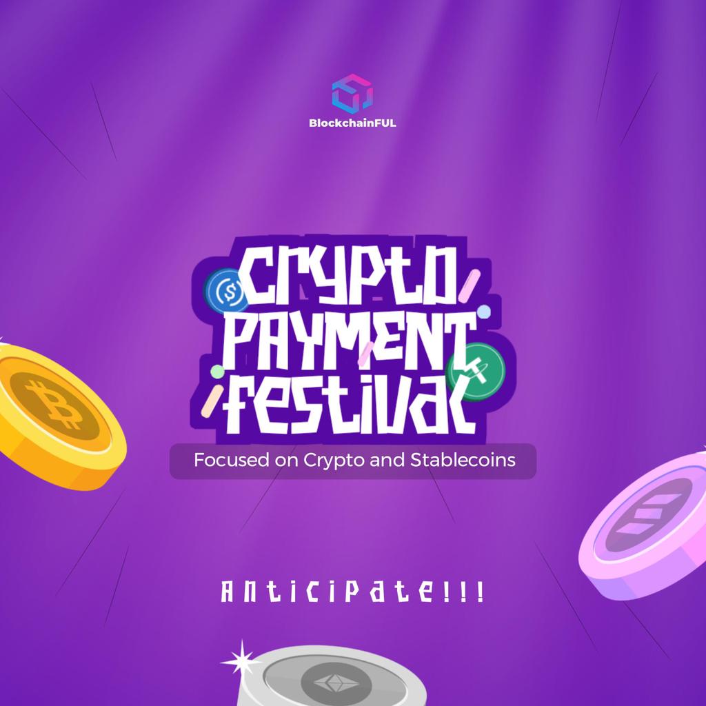 easytrend_'s tweet photo. DO YOU KNOW?

The Best Crypto country engaging community is Nigeria...

And #Kogi state has come out to take it by the Bull, and the Bull will continue to Bull nonstop 🚀🚀🚀...

Join us as @BlockchainFul brings to you Crypto Payment Festival 2025 💯💯💯...

It promises to be a fun and entertaining time — incorporating culture, games, art, comedy and Web3...

Register for free today: https://t.co/BWMuskJNJs

Remember limited slots...

Join the community to stay updated 

https://t.co/ge4LsLgU0A

Follow the Co founder: @De_governor00

For more enquiry meet the community Lead: @Crego55 

And follow me @easytrend_forex for more educative event like this and all IRL happening in #Kogi state...

#CryptoPaymentFestival2025 #CPF2025