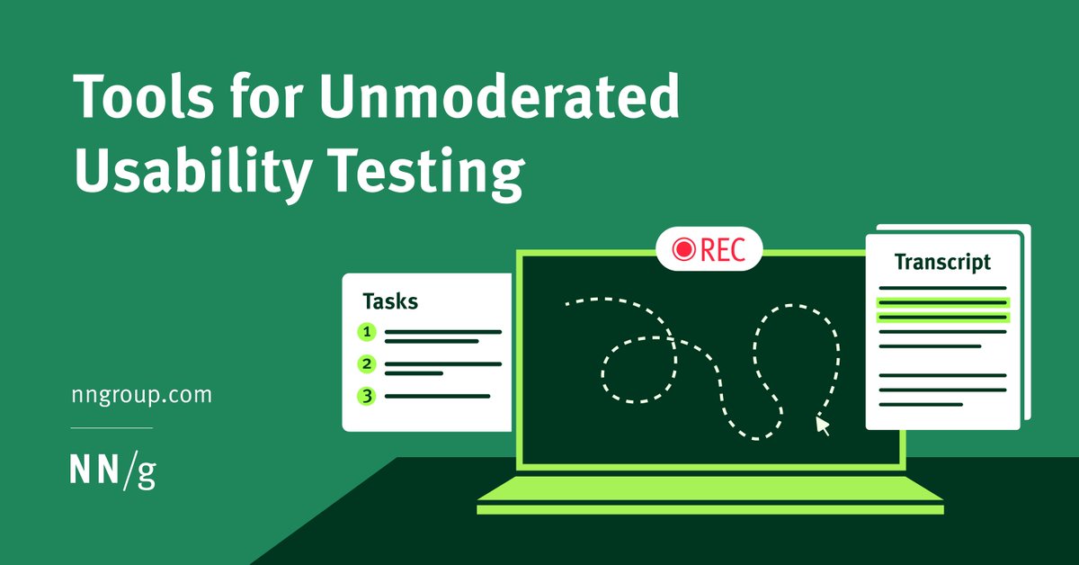 alikamran's tweet image. Tools for Unmoderated Usability Testing 
@LolaFamulegun 
#UsabilityTest #UX #ProductDesign

buff.ly/4g7l02C