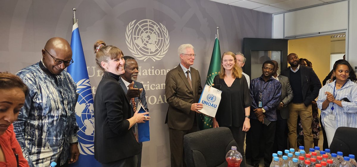 Today <a href="/UNOAU_/">United Nations Office to the African Union - UNOAU</a>  team bade farewell to 3 amazing colleagues: Marlen Torheiden, Vanessa Vuille &amp; Col. Kazi Hossain. We wish you the very best in your future endeavors. We are immensely grateful for your professionalism &amp; dedication in support of UN-AU Partnership.  See you soon!