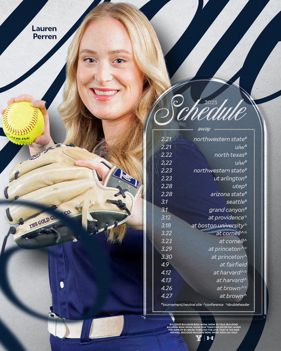 It's finally here - our 2⃣0⃣2⃣5⃣ 𝙎𝘾𝙃𝙀𝘿𝙐𝙇𝙀‼️

🔗 t.ly/jwzu3 | #ThisIsYale