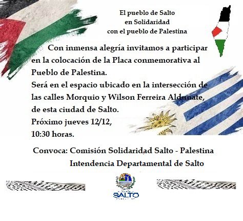 No vamos a participar de ésta actividad. Defender al Pueblo Palestino no es demonizar Israel. La defensa debe ser contra Hamás.
Debemos defender La Paz, no la división, ni a los terroristas.
La solidaridad debe ser para con los afectados por el terrorismo. Todos, no algunos.
