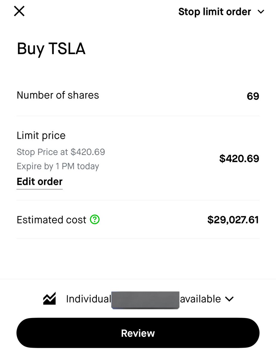 wholemars's tweet image. I want to get at least one commemorative Tesla share purchase at $420.69
