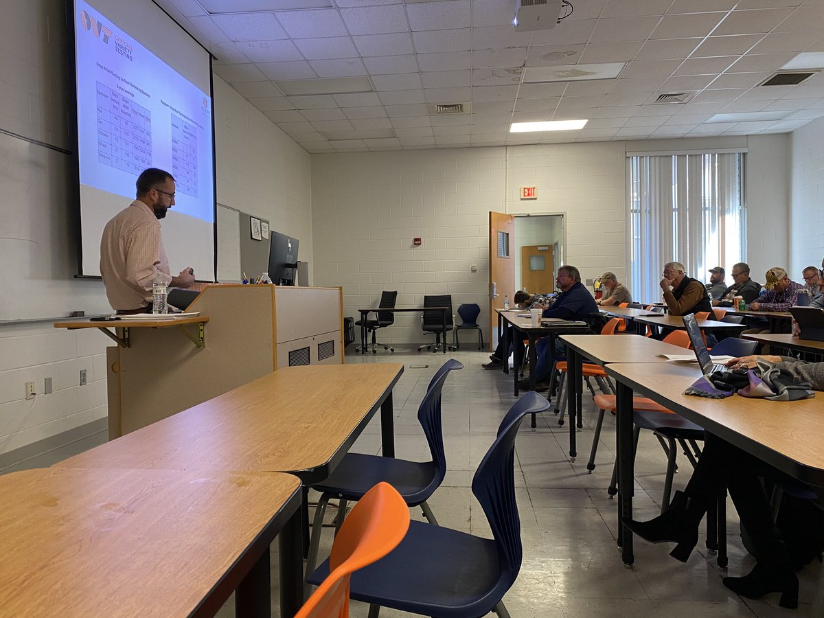 A group of AU Extension Specialists presenting on row crops management practices to Alabama Crop Consultants this morning!!! <a href="/ACESedu/">Alabama Extension</a>