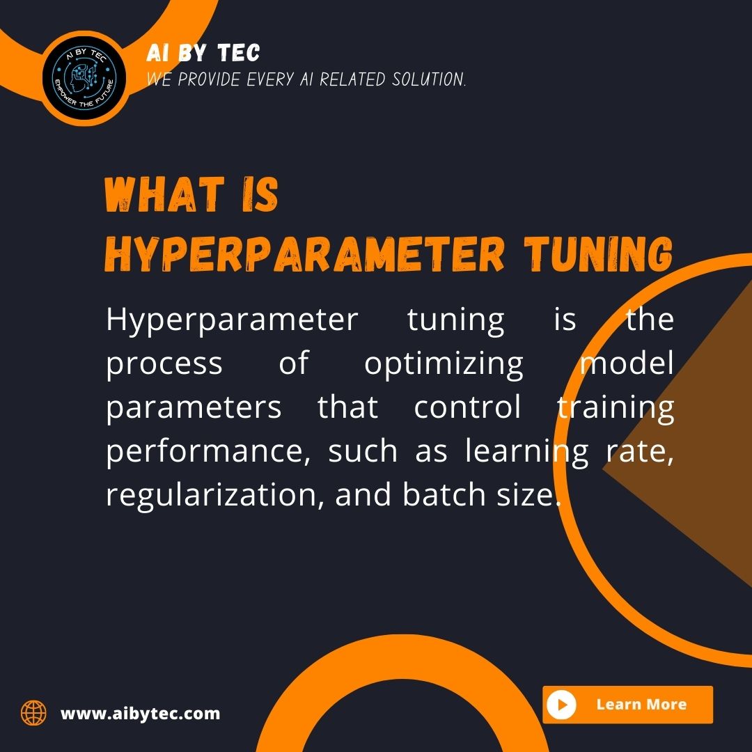 AI_BY_TEC's tweet image. Unlock the secrets of optimal ML performance with our comprehensive guide to hyperparameter tuning. Master model accuracy and efficiency today!
#HyperparameterTuning #MachineLearning #MLModels #DataScience #AI #ModelOptimization