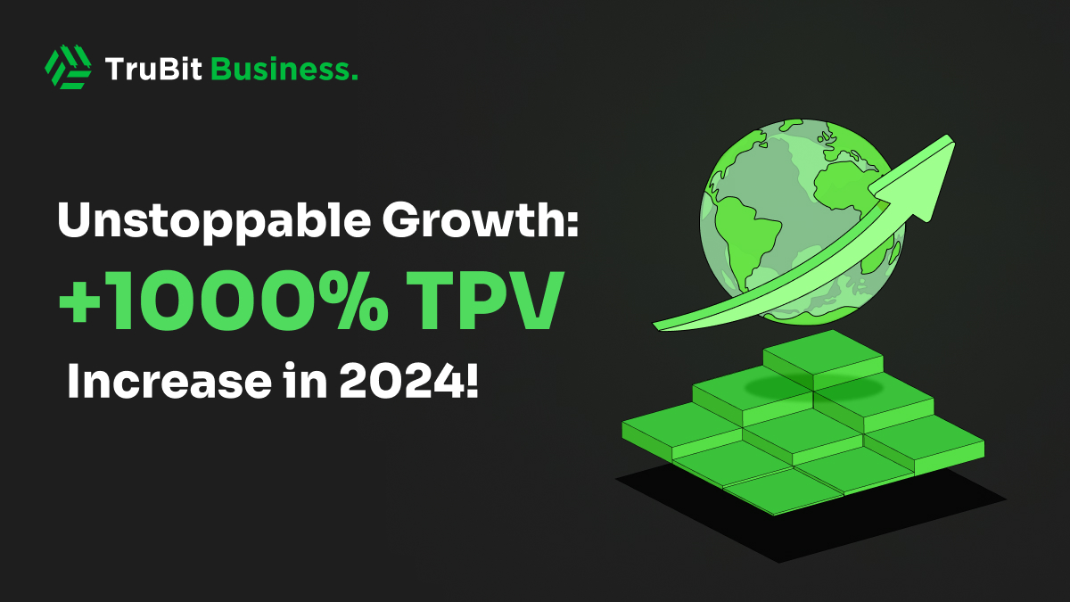 TruBit_Latam's tweet photo. 💥🎉 Amazing milestone!  🏆

 In 2024, the TruBit business had an unstoppable growth of +1000% TVP (Total Payments Volume).  

Thanks to all our clients for trusting us, taking cross-border payments to the next level!🚀 

 But why it matters... 🧵👇 https://t.co/IuvCyElusx
