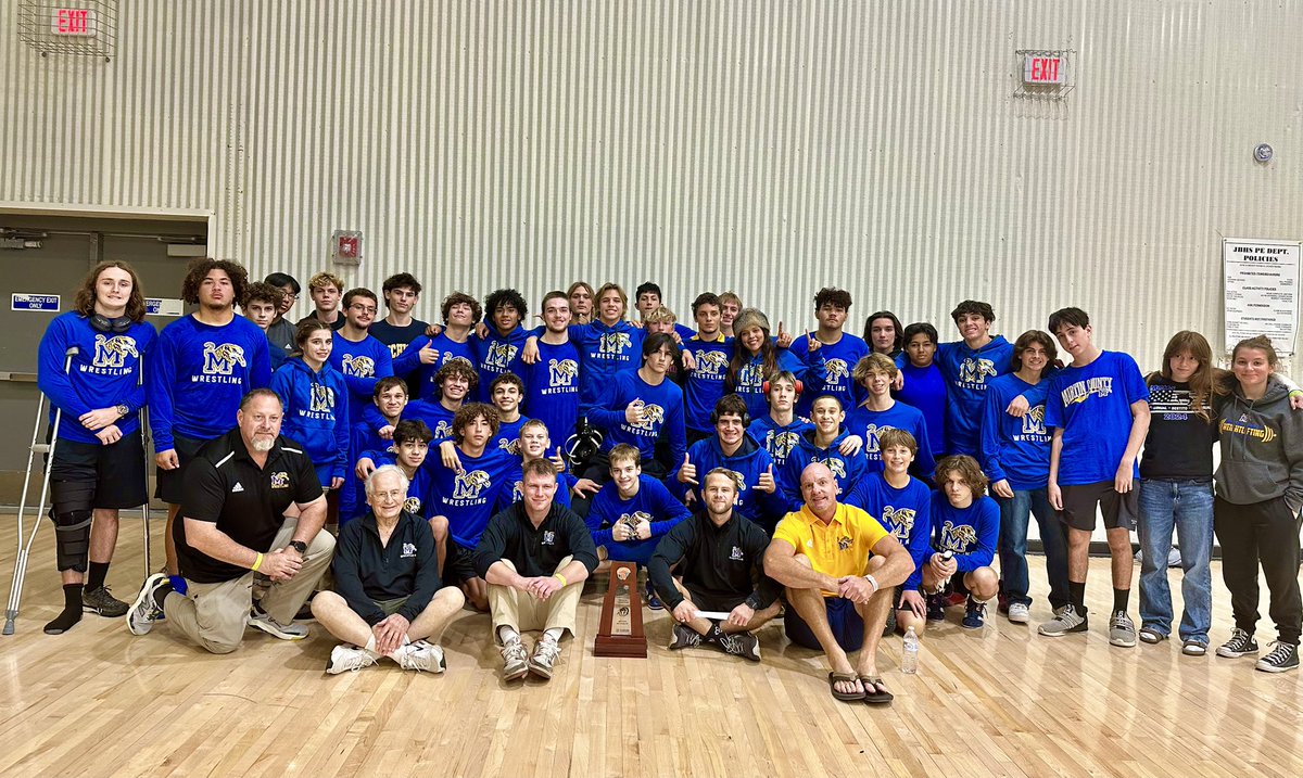 Douglas Fanelli (@coachfanelli) on Twitter photo Successful night for <a href="/MartinCoSports/">MCHS Athletics</a> wrestling at the 2A-14 District Duels Championship. We’re moving on to Regionals. 🏆
🐯 💙💛 Successful night for <a href="/MartinCoSports/">MCHS Athletics</a> wrestling at the 2A-14 District Duels Championship. We’re moving on to Regionals. 🏆
🐯 💙💛