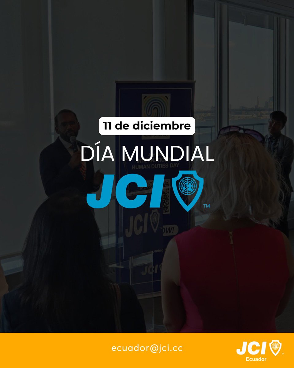 Un día especial para la JCI 

#JCI #JCIEcuador #MarcandoLaDiferencia
