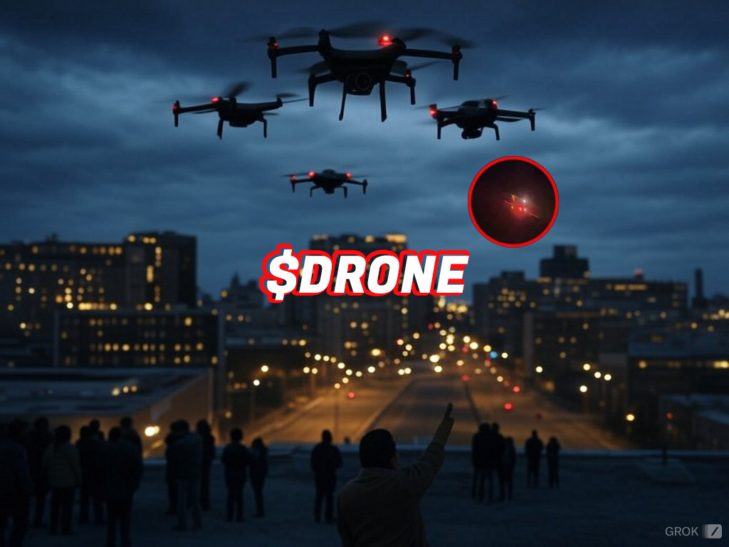 DroneCoinNJ's tweet photo. The local and state officials have no answer. The federal government has now said that it is and isn't Iran.

What the fck is going on?

$DRONE #DroneCoinNJ #NJDRONES

CA: oqjHcgqceJtUZPTe5f3mx418ky5J2jA8fgA3uubpump

https://t.co/moPScj9Srm https://t.co/MNwmZHMLg0