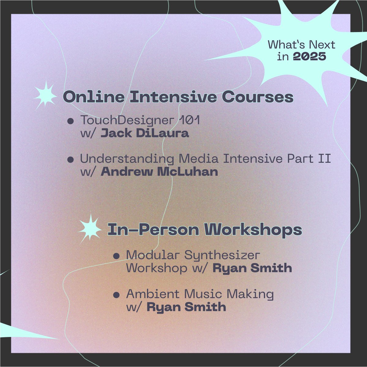 👋 Meet Kate Hollenbach: Our New Education Director
We’re thrilled to introduce @kjhollen as Gray Area’s new Education Director! Kate is an artist, programmer, and educator with extensive experience leading initiatives that merge art and technology.

As President of the Board of