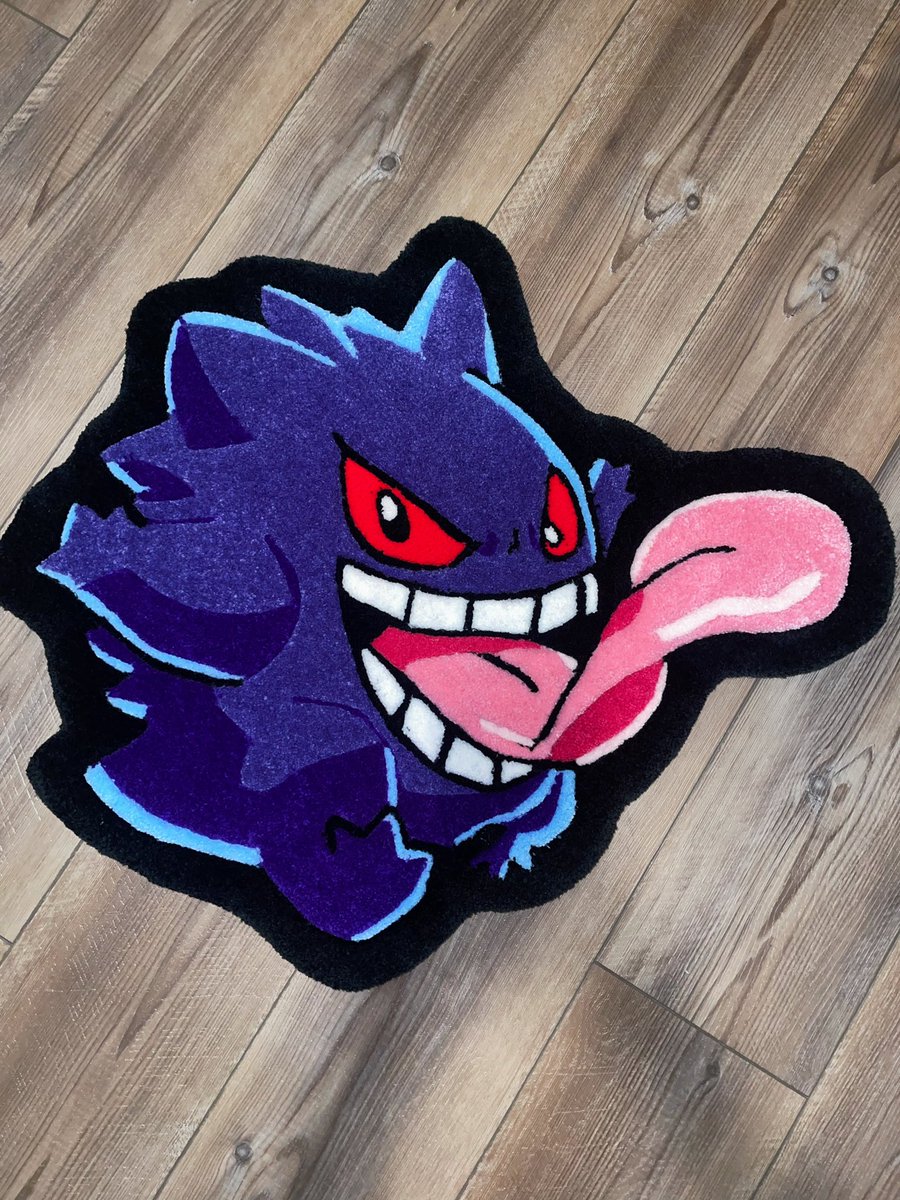 The most fun Ive had making a rug so far. Who’s your favorite pokemon? 😈