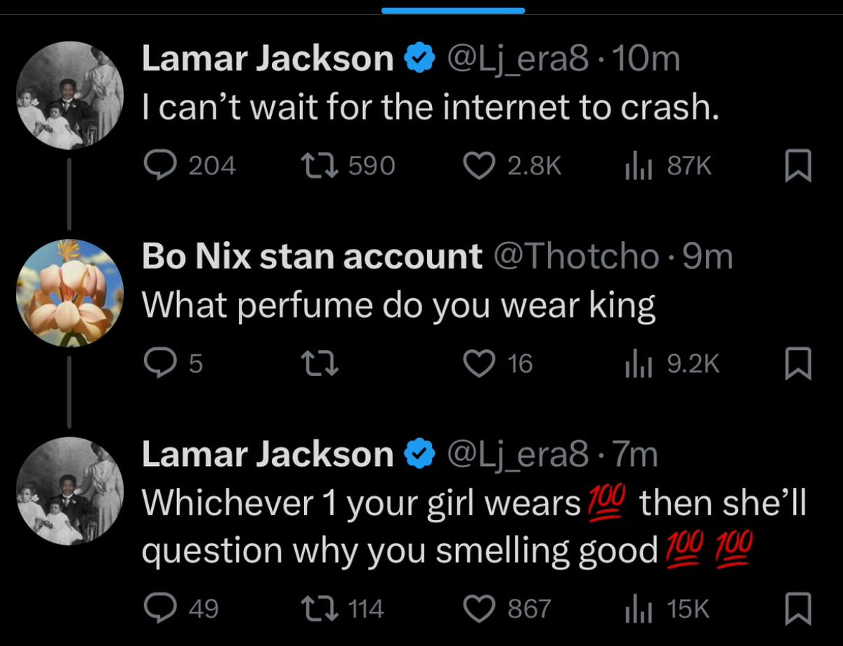 MLFootball's tweet photo. LAMAR JACKSON WITH ONE OF THE BEST TWEETS OF THE YEAR.

😭😭😭

BODY BAG. https://t.co/SLXxEK6LQx
