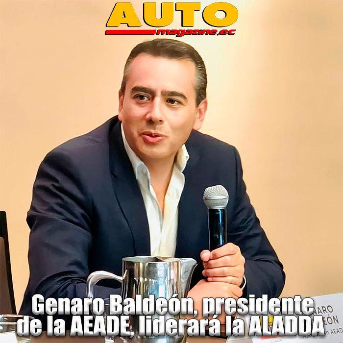 AutomagazineEc's tweet photo. Genaro Baldeón, presidente de la AEADE, liderará la ALADDA: 🇪🇨🌎
https://t.co/6oWT8NH3pS
#AutoMagazineEc #AutoMagazine #AutosEcuador #Aeade #Aeada #CINAE #AEA #ALADDA @Aladda @AeadeEc @juzoususu @aeaclub @PNUD_ALGenera https://t.co/UwjxgQNx2L