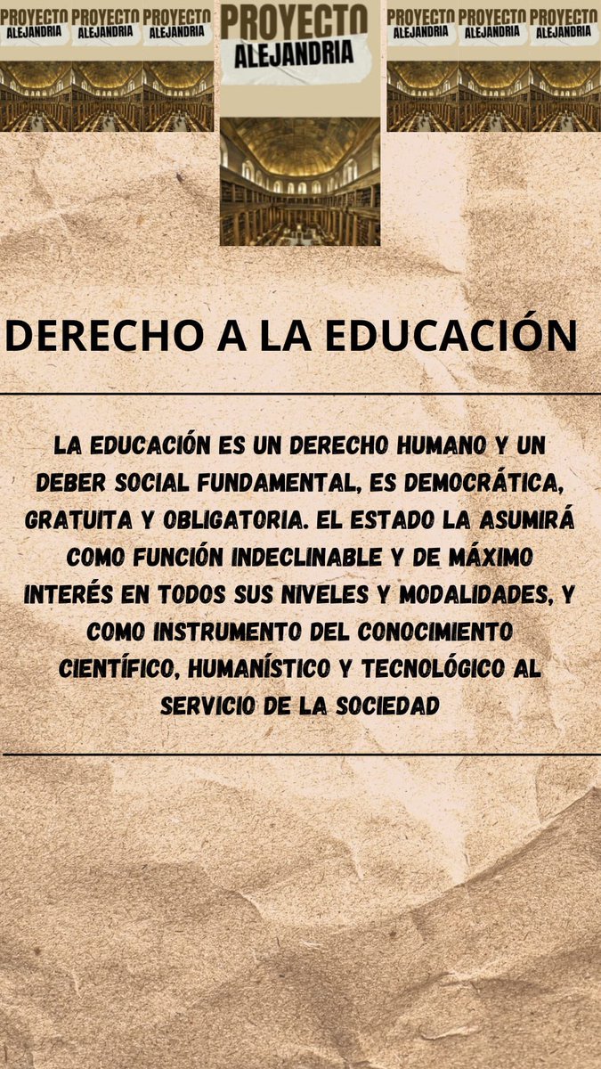 Venezolanos comprometidos con los DDHH y en especial al derecho a la educación.
Nos presentamos ante el país y el mundo como una herramienta de concientización.
#EducaciónEsFuturo #EmergenciaVenezolana #DerechoALaEducación #AlejandríaEsParaTi