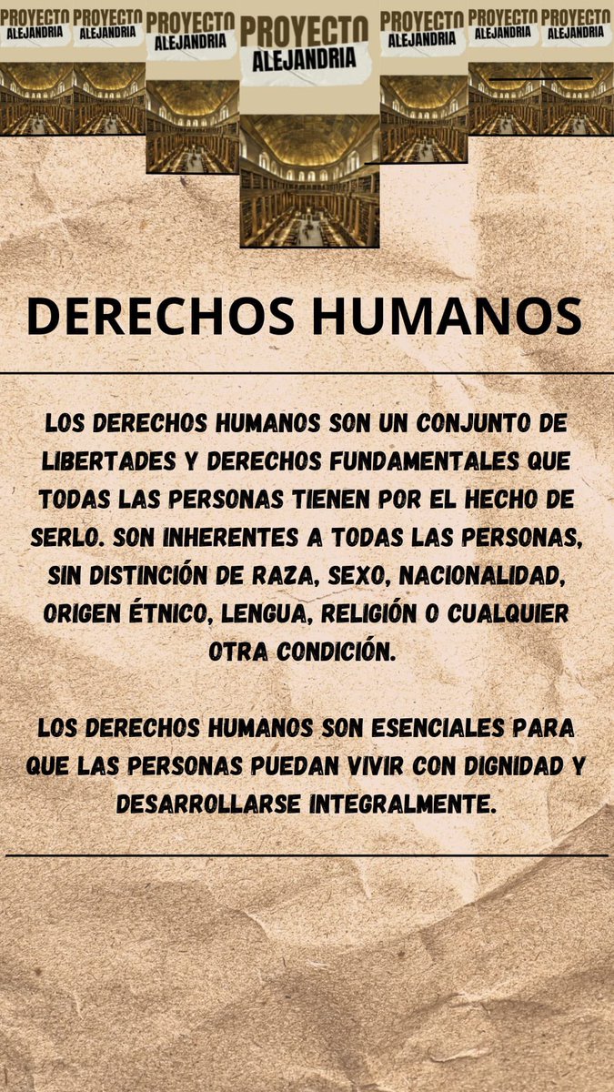 Proyecto Alejandría tweet media