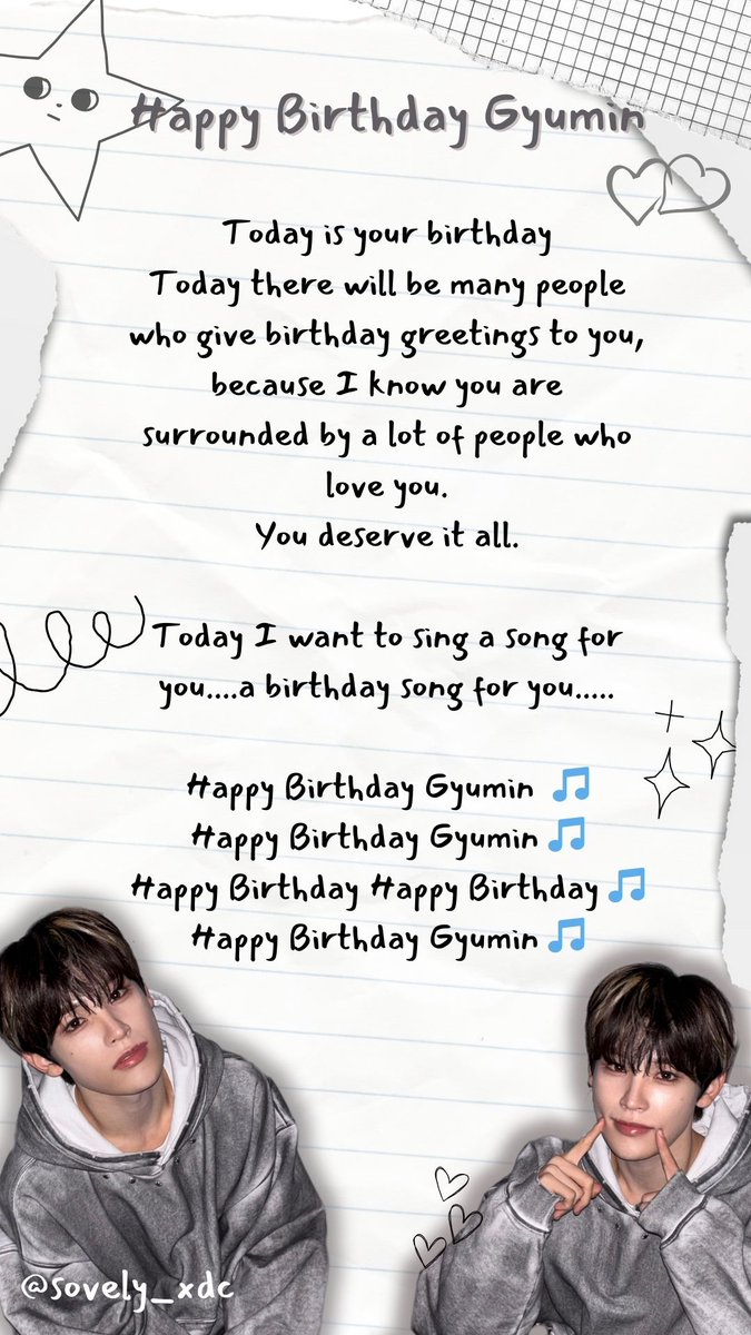 sovely_xdc's tweet photo. @xodiacproject 🎂🎉 HAPPY GYUNMIN DAY🎉🎂
#XODIAC #HAPPYGYUMINDAY https://t.co/aWXx8ItE7n