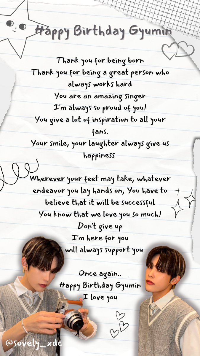 sovely_xdc's tweet photo. @xodiacproject 🎂🎉 HAPPY GYUNMIN DAY🎉🎂
#XODIAC #HAPPYGYUMINDAY https://t.co/aWXx8ItE7n