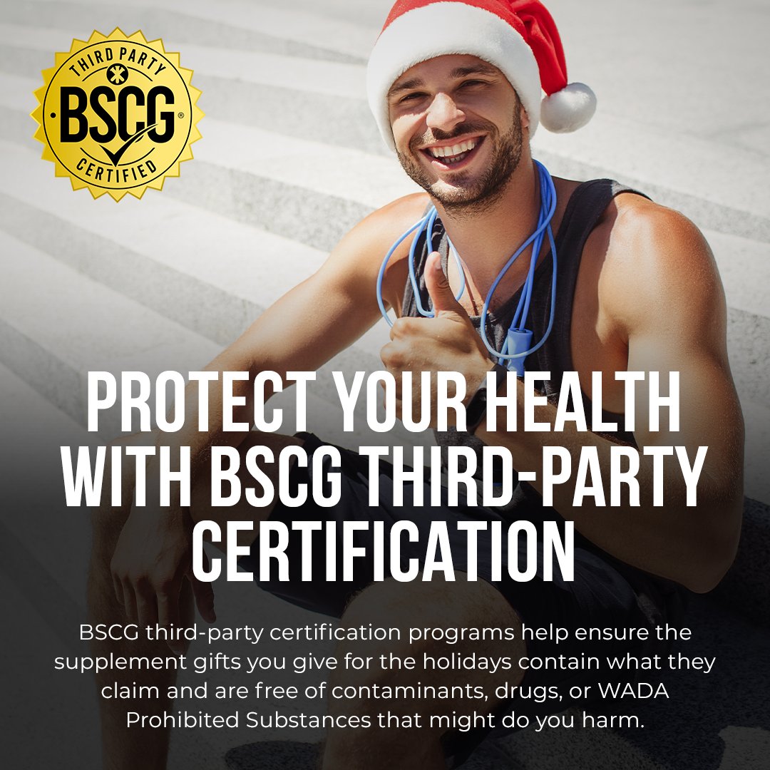 Choose third-party certified supplements and start 2025 with supplements that will treat you right from brands focused on quality and have your best interests in mind. 
#BSCGCertified #SportsRecovery #CleanSport # #CertifiedDrugFree #SupplementSafety #CleanSport #PEDFree