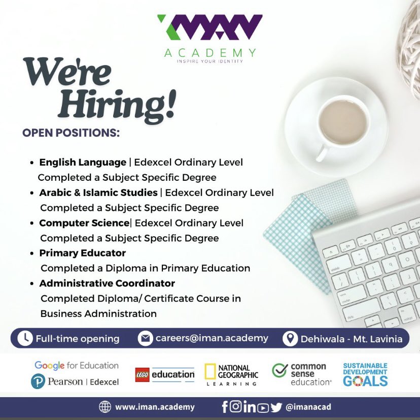 Are you passionate about being an ambassador of #alternativeeducation? #imanacad #beyondbooks #educatorvacancy #edulk
