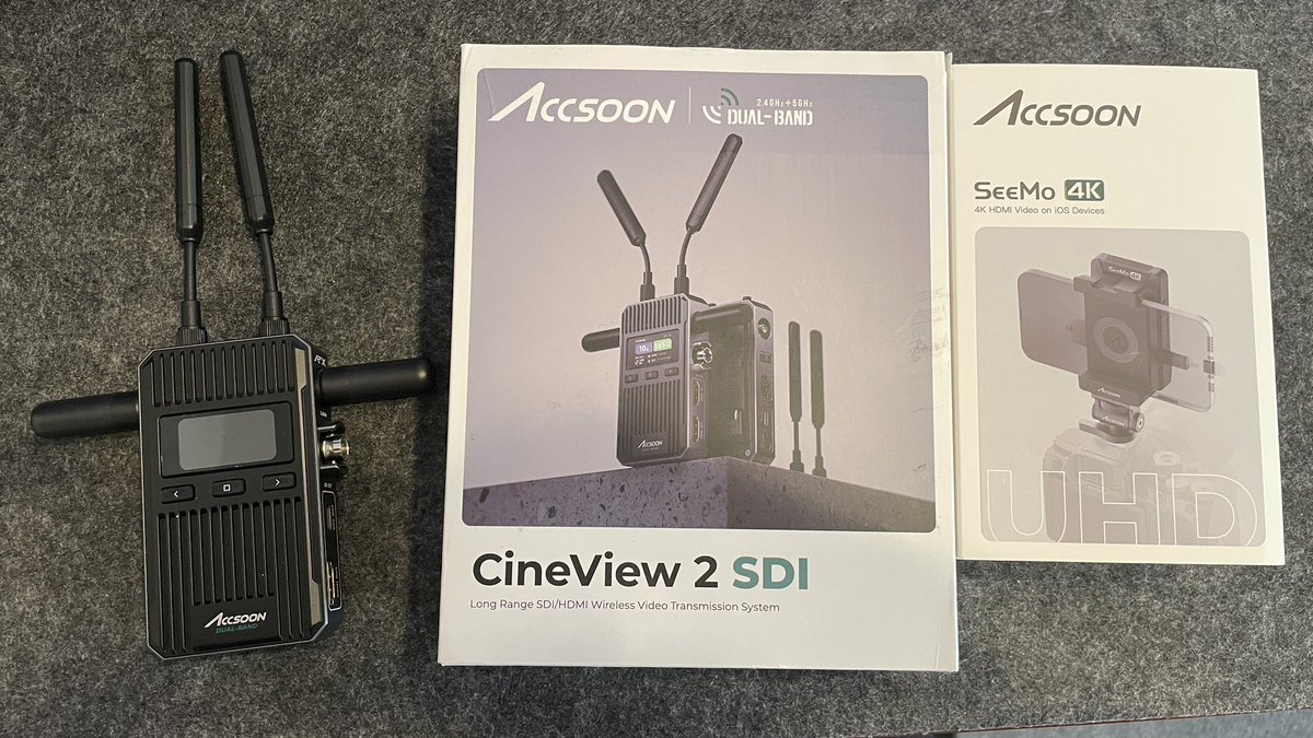Daisuke_Video's tweet photo. DSFF2024(動画のチカラ短編映画祭)に協賛いただいたメーカーさん紹介!
Accsoonは安定した映像映像伝送システムを販売しているメーカーで
DSFF2024ではCineview2 SDIやSeeMo4kを提供していただきました。
ありがとう!
https://t.co/OuYIWQBmSV https://t.co/1Q9M6jfwig