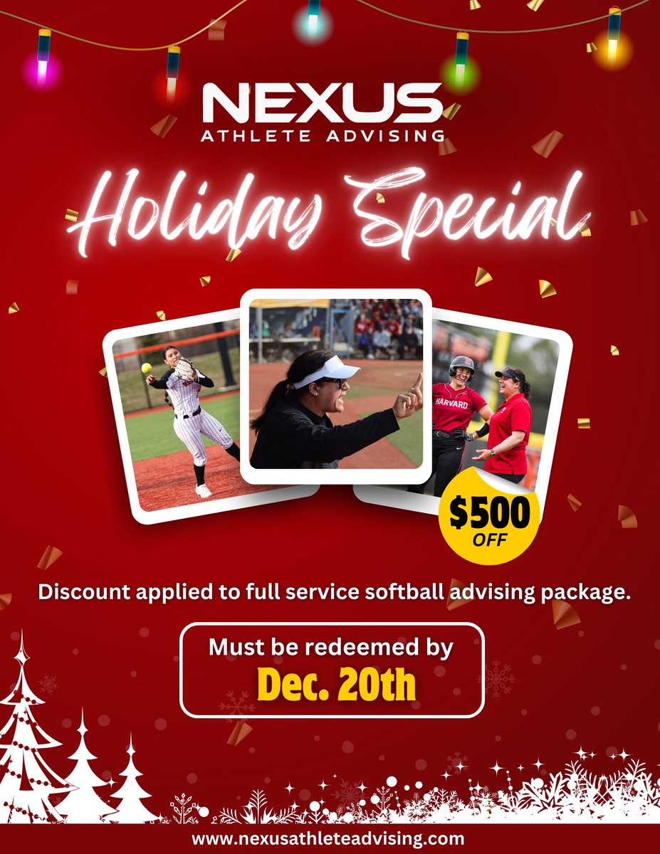 Don’t wait till the new year or summer to decide on how you’re going to create opportunities for the future. 26’s, 27’s, and 28’s if your serious about playing at the 4 year level and want to prepare the right way reach out and let’s talk.