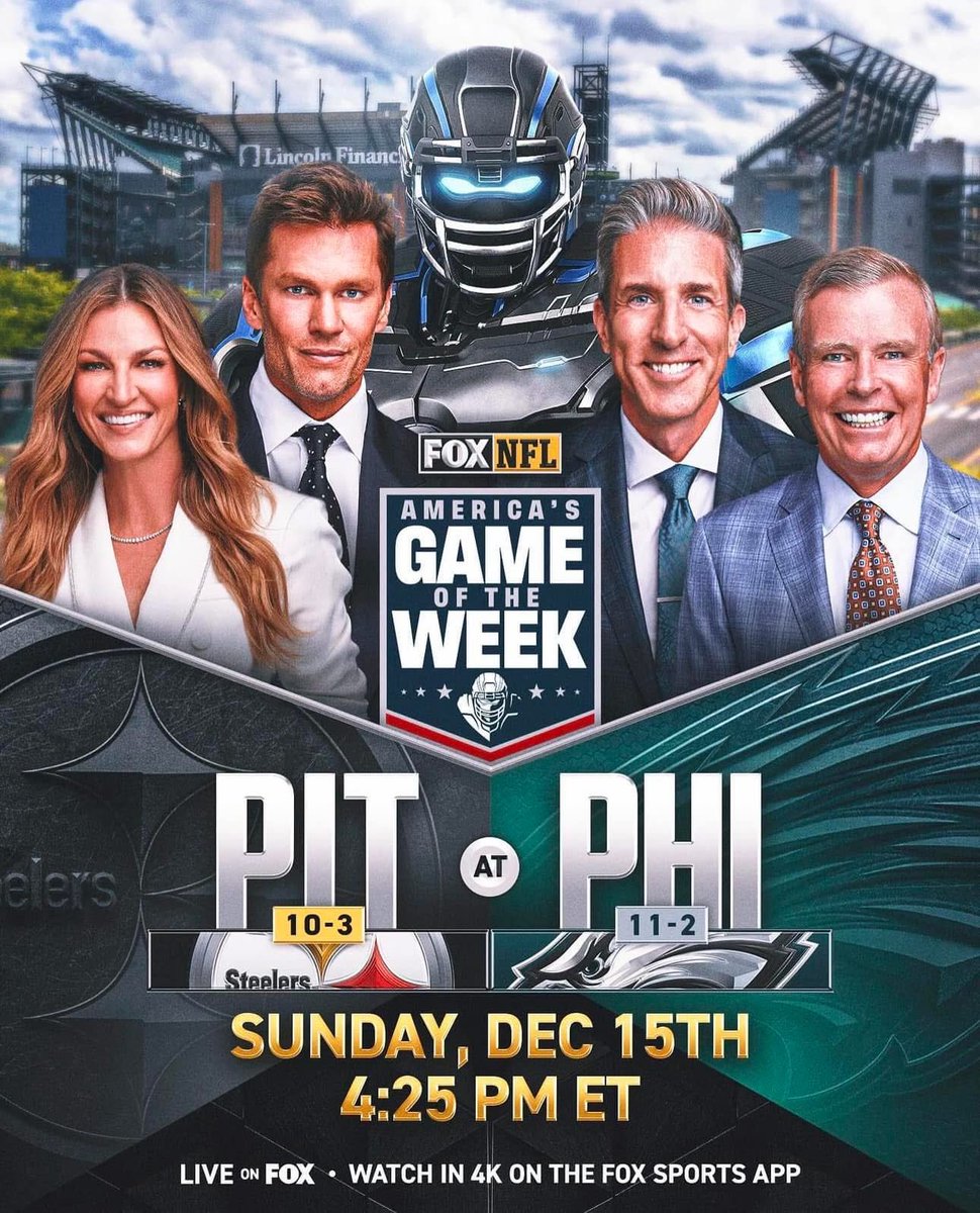 Blitz_Burgh's tweet photo. Brady has the call for Steelers-Eagles. #Steelers #NFL https://t.co/Lhq4wEjX9z