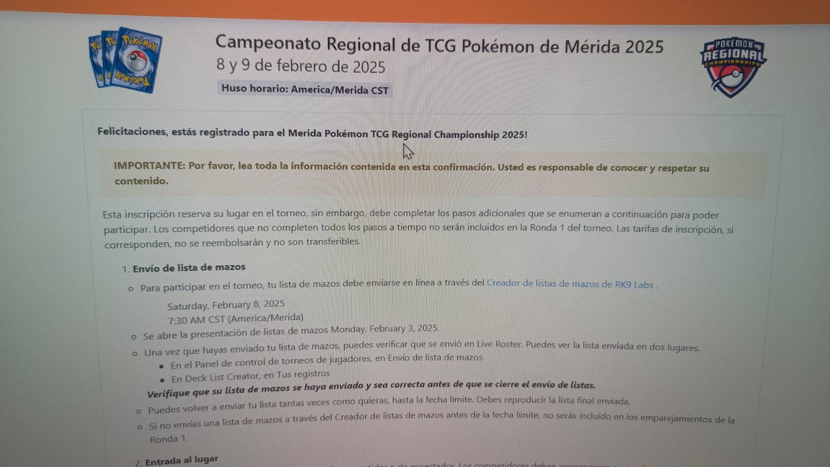 Jose_Sauri89's tweet photo. Mérida Regionals ¡Here we go! #Merida #PTCG #Regionals https://t.co/rHYETvyuxw