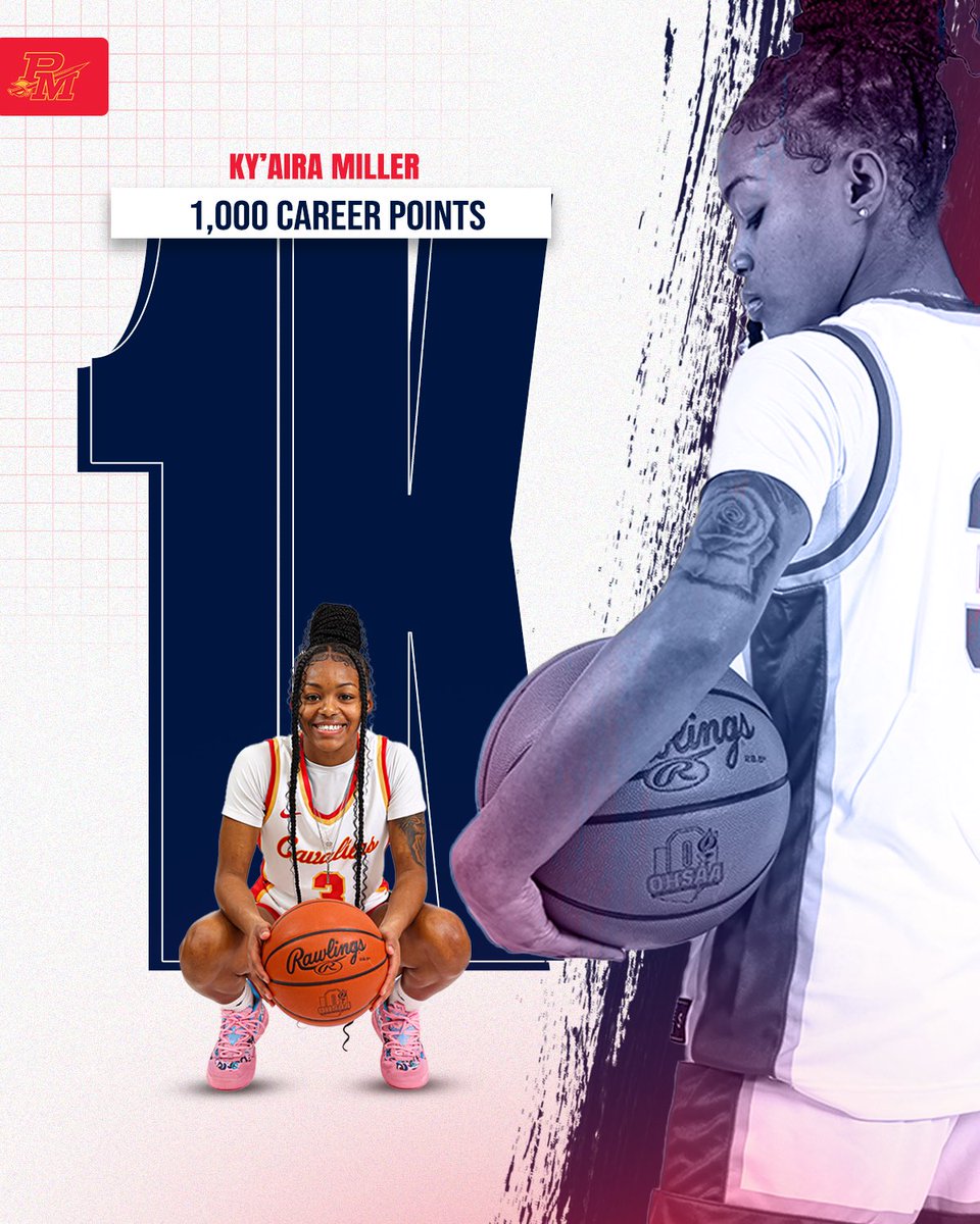 𝟏,𝟎𝟎𝟎 ✨

With her 26th point in the game, senior Ky’Aira Miller has scored her 1,000th career point!

<a href="/yogirl_ky10/">Ky</a> 

#Together | #DWWD