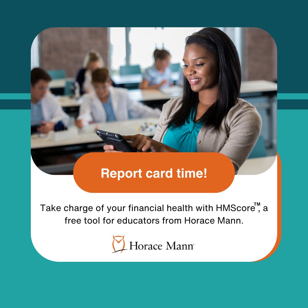 JLam76's tweet photo. Report card time! Take charge of your financial health with HMScore, a free tool that lets educators check their credit score, access their credit report, simulate their credit score and much more. Sign up for free today: https://t.co/JMotzG1bPC https://t.co/nNuns2ADU9