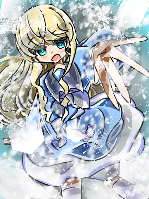 うちの氷属性の子達です!ご自愛ください!!!! 私も氷属性好みなのでぜひ仲良くしてくださいね
