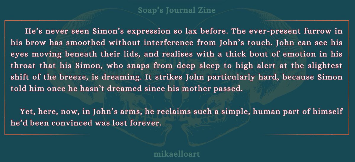 mikaelloart's tweet photo. Pre-orders for @SoapJournalZine are open!! You should def order if you can - it's so so so worth it 🙏

That said, here's a snippet of my piece!~ 💀🧼🫧 https://t.co/gq8c6P29eB