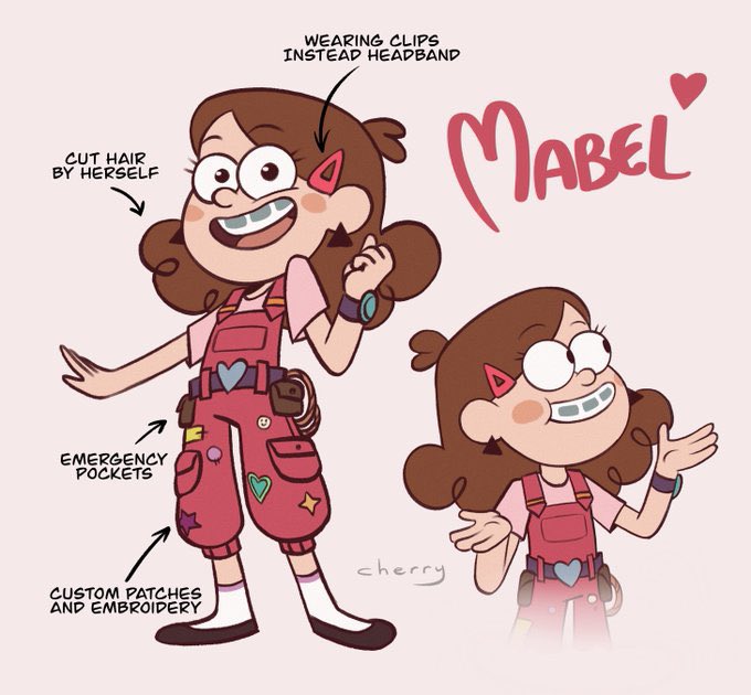 cherryviolets's tweet photo. I kinda like how these redesigns turned out, I’m glad that a lot of people liked it too❤️
#GravityFalls https://t.co/1yAFTUWASX