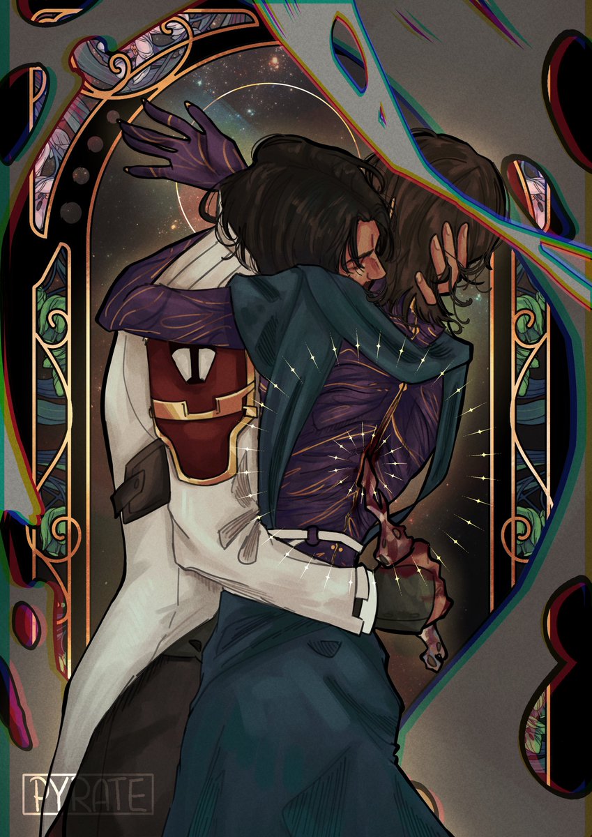 PyrateKo's tweet photo. not happy with how this turned out but it's better than letting it rot in the folders

#jayvik #Arcane https://t.co/YSrZLmWD7B