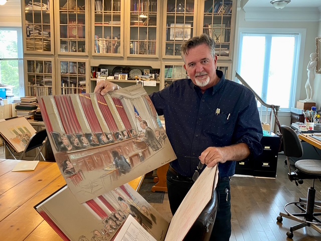 Rest in peace, Bill Hennessy. Talented courtroom artist. Kind man. Loved interviewing him for Legal Docket podcast. "Our justice system is excellent. If you question it ... go in a courtroom. Watch how this system is there to protect the rights of the individual." -Hennessy